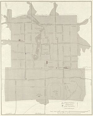 Maps of Beijing, 1950s