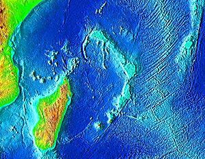 Mascarene Plateau topography