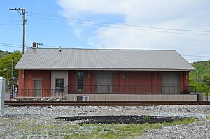 Memphis and Charleston depot in Scottsboro