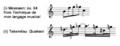 Messaien-takemitsu quatrain compared