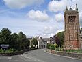 My house (and St Michael's and All Angels Church!) - geograph.org.uk - 1012125
