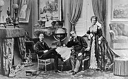 Napoleon III and the imperial family in exile