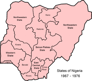 Nigeria states-1967-1976