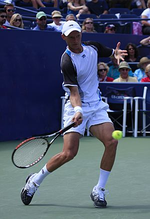 Nikolay Davydenko at the 2009 US Open 01