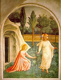 Noli me tangere, fresco by Fra Angelico