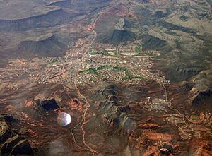 Aerial view of Oak Creek