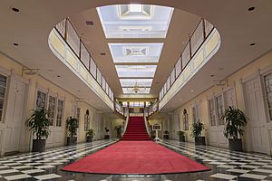 Overview of 1st floor, southern colonial style.