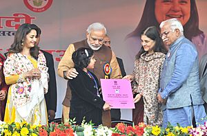 PM Modi at the launch of “Beti Bachao, Beti Padhao” programme