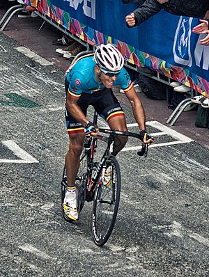 Philippe Gilbert, 2012 Road World Championships, Cauberg (cropped)