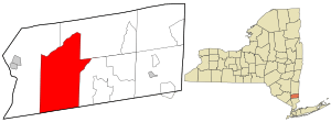 Putnam County New York incorporated and unincorporated areas Putnam Valley highlighted