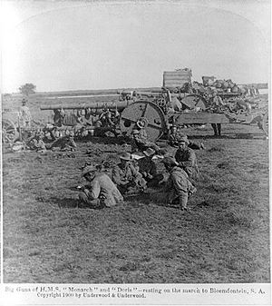 QF 4.7 inch field guns Boer War LOC 3a48781