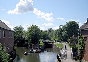 River Kennet and canal in Newbury