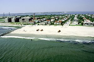 Rockaway Beach aerial view