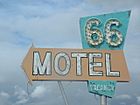 Route 66 Motel Sign Needles CA