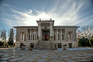 Royal Palace of Afif-Abad Garden in Shiraz, Persia, 2013.jpg