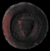 Seal of the Lords de Cantilupe; c.1301. Red Wax; the National Archives, UK. PRO 23-926