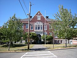 The Gatewood School (shown here in 2008) is a Seattle city landmark.