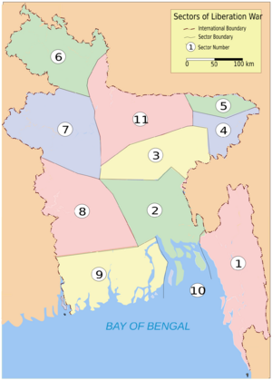 Sectors of Bangladesh Liberation War