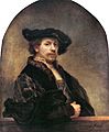 Self-portrait at 34 by Rembrandt