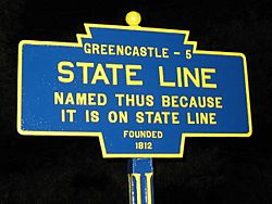 Official logo of State Line,Franklin County,Pennsylvania