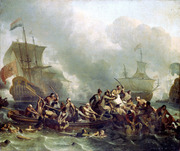The Battle of The Texel, 11 August 1673 RMG BHC0346f