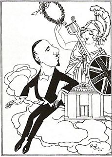 Thomas Beecham 1919 cartoon