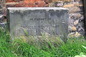 Thomas Henderson gravestone