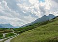 Top of Ausserberg road in Tenna