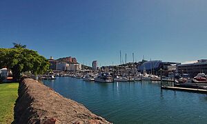 Townsville Marina and Castle Hill