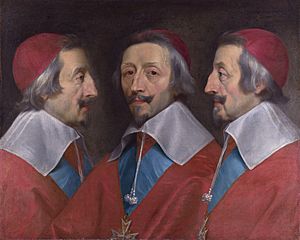 Triple Portrait of Cardinal de Richelieu probably 1642, Philippe de Champaigne
