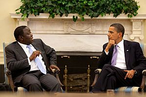 Tsvangirai Obama