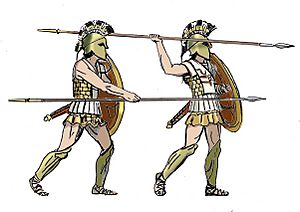 Two hoplites