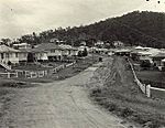 View of Buckingham St, St John's Wood, Ashgrove, Queensland August 1954