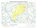 Watershed of Motes Creek (Haw River tributary)