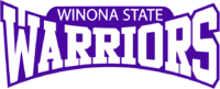 Winona st warriors wordmark