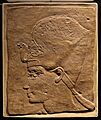 Xviii dinastia, rilievo di re amenhotep III, da tebe, 1370-1353 ac ca