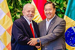 09.07.2024 - Reunião bilateral entre o Presidente do Estado Plurinacional da Bolívia, Luis Arce (53845133932)