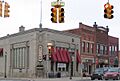 A small portion of the west side block of Lapeer Road