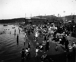 Alki bathing beach, West Seattle (4724938460)
