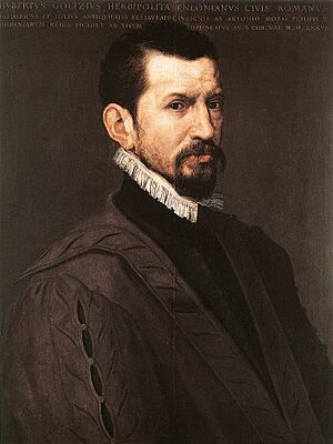 Anthonis Mor - Portrait of Hubert Goltzius - WGA16187