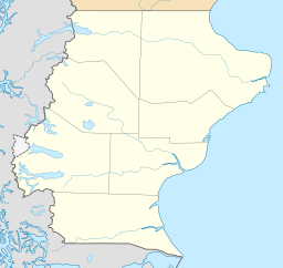 Del Desierto Lake is located in Santa Cruz Province