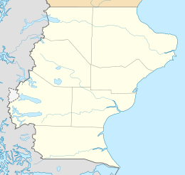 Monte Aymond is located in Santa Cruz Province