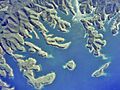 Asou-Bay ria coast aerial photograph
