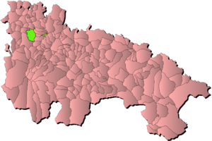 Bañares - La Rioja (Spain) - Municipality Map