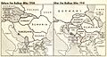 Balkan boundary changes 1938 to 1941
