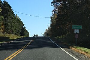 Barron County WI sign CTH G