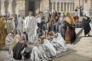 Brooklyn Museum - The Pharisees Question Jesus (Les pharisiens questionnent Jésus) - James Tissot