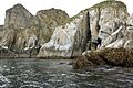 Castle Rock at Shumagin Islands