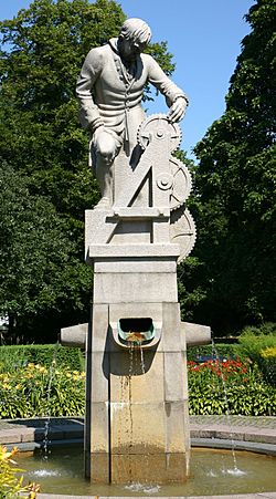 Christopherpolhem-statue-gothenburg