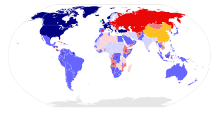 Cold War Map 1980